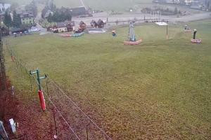 Stężyca Wieżyca Widok na stok