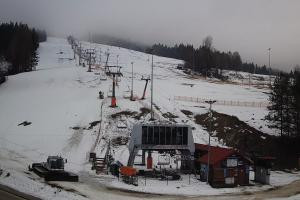 Krynica Słotwiny Widok na stok