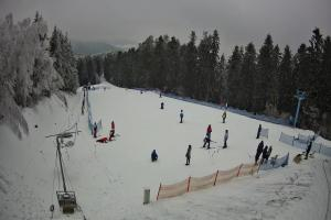 Myślenice Myślenice SN Widok na stok dla początkujących