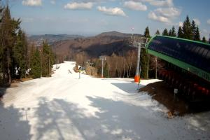 Rzyki Czarny Groń Widok z dolnej stacji