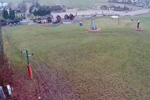 Stężyca Wieżyca Widok na stok