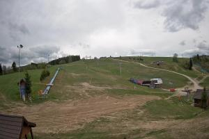 Tylicz Master Ski Widok na dolne partie ośrodka