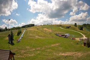 Tylicz Master Ski Widok na dolne partie ośrodka