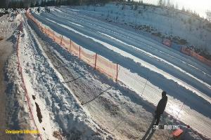 Bałtów Szwajcaria Bałtowska Widok na lodowisko