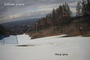 Przemyśl Stok narciarski w Przemyślu POSiR  Kamera 1 - Stacja górna