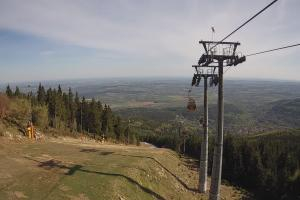 Świeradów Zdrój Ski&Sun Widok na wyciąg
