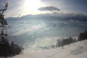 Kamera: Harenda Widok na stok z góry Zakopane Harenda Widok na stok z góry