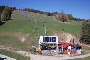 Krynica Słotwiny Widok na stok