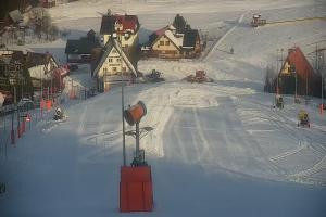 Kamera: Cieńków Widok na stok Wisła Cieńków Widok na stok