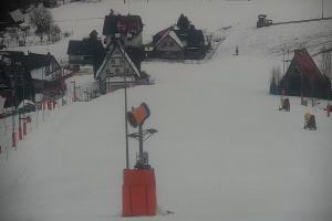 Kamera: Cieńków Widok na stok Wisła Cieńków Widok na stok