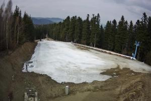 Myślenice Myślenice SN Widok na stok dla początkujących