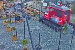 Kamera: Jaworzyna Krynicka Widok ze stacji dolnej kolei gondolowej (648 m n.p.m.) Krynica Jaworzyna Krynicka Widok ze stacji dolnej kolei gondolowej (648 m n.p.m.)