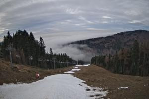 Kamera: Myślenice SN Widok z górnej stacji Myślenice Myślenice SN Widok z górnej stacji