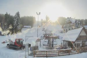 Spytkowice Beskid Ski Widok na stok