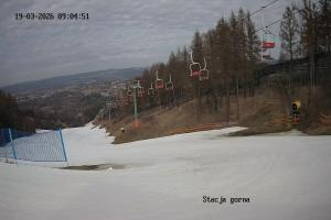 Przemyśl Stok narciarski w Przemyślu POSiR  Kamera 1 - Stacja górna