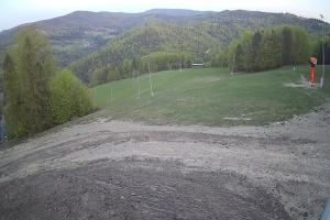 Brenna Ski Dolina Brenna Kamera 2 Widok na trasę narciarska