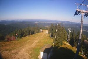 Krynica Jaworzyna Krynicka Widok ze szczytu Jaworzyny Krynickiej (1114 m n.p.m)