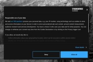 Kamera: Ośrodek Narciarski Stożek Widok z górnej stacji krzesełka na stok Wisła Ośrodek Narciarski Stożek Widok z górnej stacji krzesełka na stok