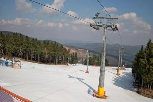 Zieleniec Zieleniec Zieleniec SKI Arena - Widok z górnej stacji