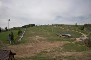 Tylicz Master Ski Widok na dolne partie ośrodka