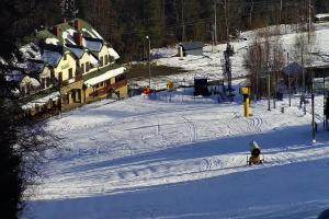 Laskowa-Kamionna Laskowa Ski Widok na stok