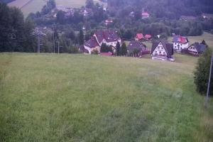 Kamera: Cieńków Widok na trasę kolei krzesełkowej Wisła Cieńków Widok na trasę kolei krzesełkowej