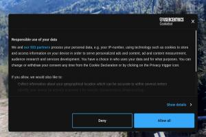 Wisła Ośrodek Narciarski Stożek Widok z górnej stacji krzesełka na stok