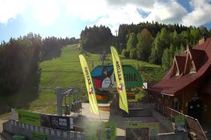 Kasina Wielka Kasina ski Dolna stacja kolejki krzesełkowej