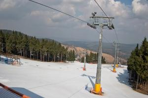 Zieleniec Zieleniec Zieleniec SKI Arena - Widok z górnej stacji