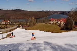 Stężyca Wieżyca Widok na stok