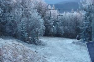 Kamera: Magura Małastowska Widok na stok Gorlice-Małastów Magura Małastowska Widok na stok