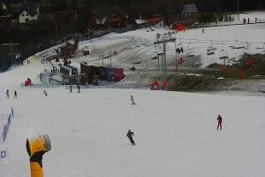 Kamera: Master Ski Widok na kolej krzesełkową Tylicz Master Ski Widok na kolej krzesełkową