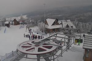 Czorsztyn Kluszkowce Czorsztyn Ski Widok z górnej stacji