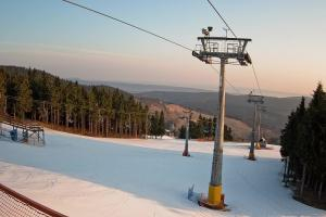 Zieleniec Zieleniec Zieleniec SKI Arena - Widok z górnej stacji