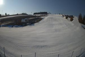 Tylicz Master Ski Widok naa dolną stację krzesełka