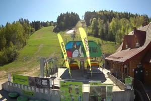 Kasina Wielka Kasina ski Dolna stacja kolejki krzesełkowej