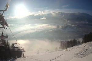 Kamera: Harenda Widok na stok z góry Zakopane Harenda Widok na stok z góry