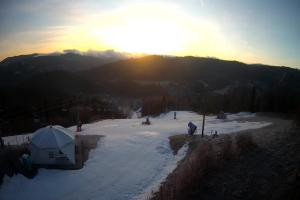 Wisła STOK – Stacja Narciarska Widok z górnej stacji