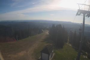 Krynica Jaworzyna Krynicka Widok ze szczytu Jaworzyny Krynickiej (1114 m n.p.m)