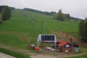 Kamera: Słotwiny Widok na stok Krynica Słotwiny Widok na stok