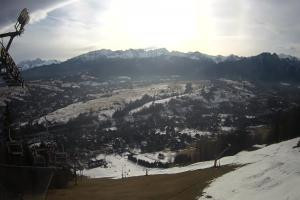 Kamera: Harenda Widok na stok z góry Zakopane Harenda Widok na stok z góry