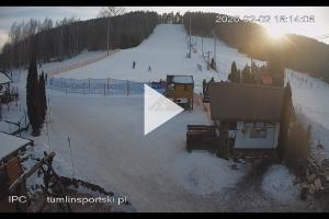 Tumlin (Kielce) Tumlin Sport Ski Widok na stok