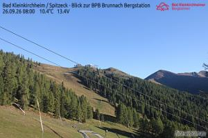 Spitzeck Bad Kleinkirchheim - Spitzeck widok z Biospharenparkbahn Brunnach