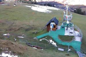 Kamera: Arena narciarska Jaworki - Homole Widok na stok Jaworki Arena narciarska Jaworki - Homole Widok na stok