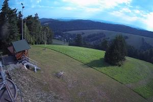 Kiczera KiczeraSki Widok na stok