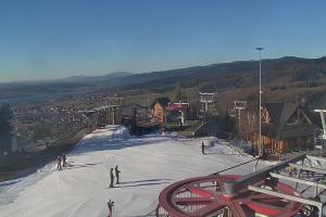 Kamera: Czorsztyn Ski Widok z górnej stacji Czorsztyn Kluszkowce Czorsztyn Ski Widok z górnej stacji