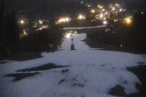 Wisła Cieńków Widok na stok