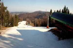 Rzyki Czarny Groń Widok z dolnej stacji