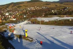 Kamera: Master Ski Widok na kolej krzesełkową Tylicz Master Ski Widok na kolej krzesełkową