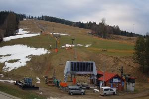 Krynica Słotwiny Widok na stok